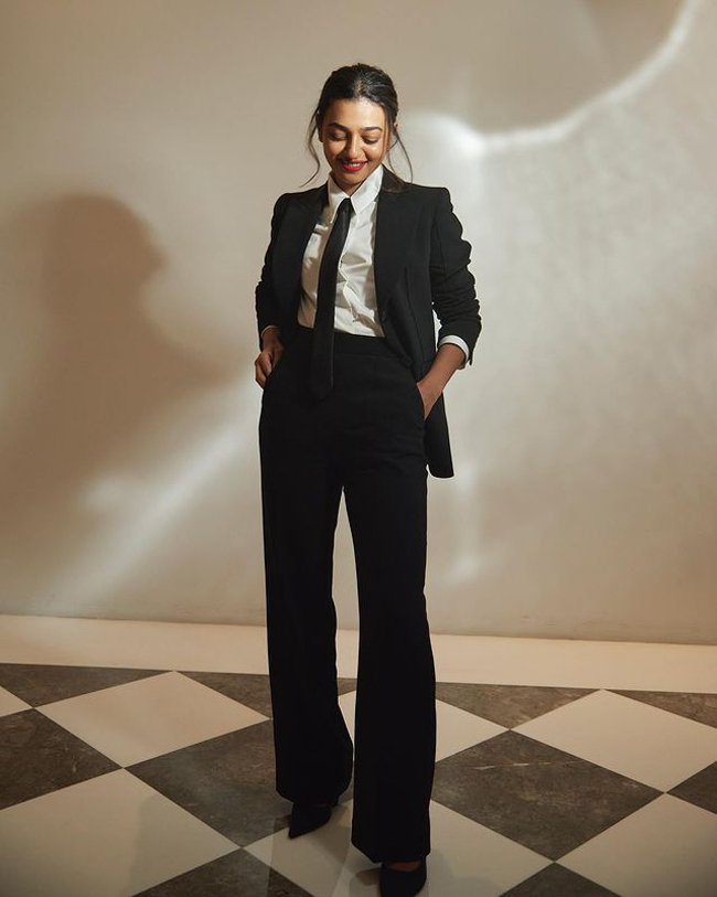 Staggering Clicks Of Radhika Apte in Designer Outfit